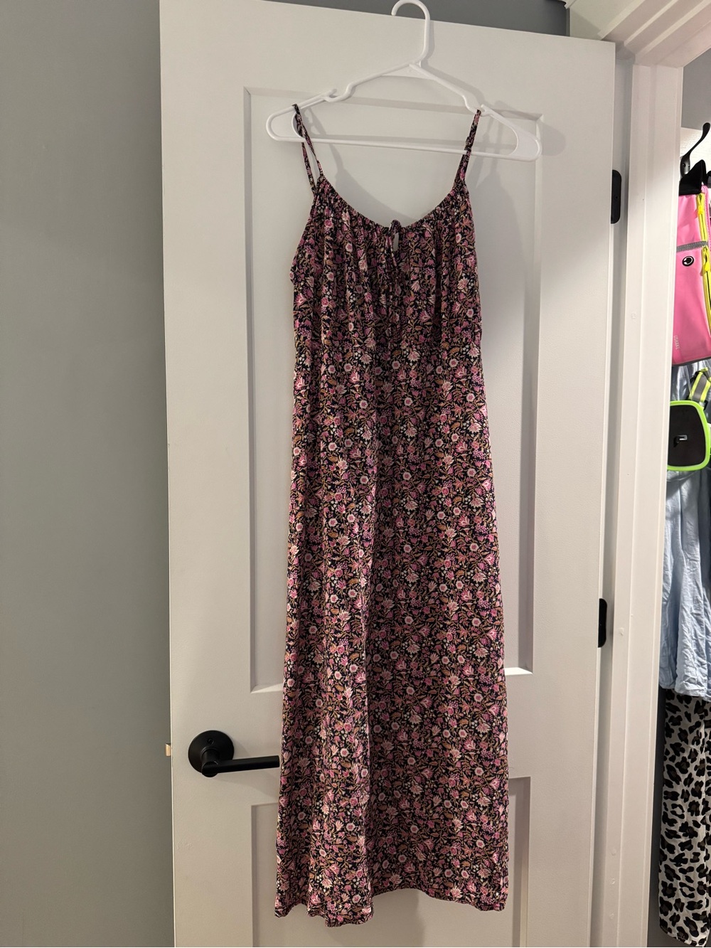 Old Navy Floral Maxi Dress with Spaghetti Straps